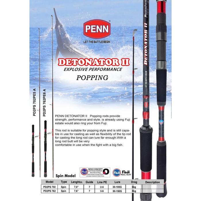 JORAN PENN DETONATOR II Joran Spinning Popping - PD2PS 702 - 762