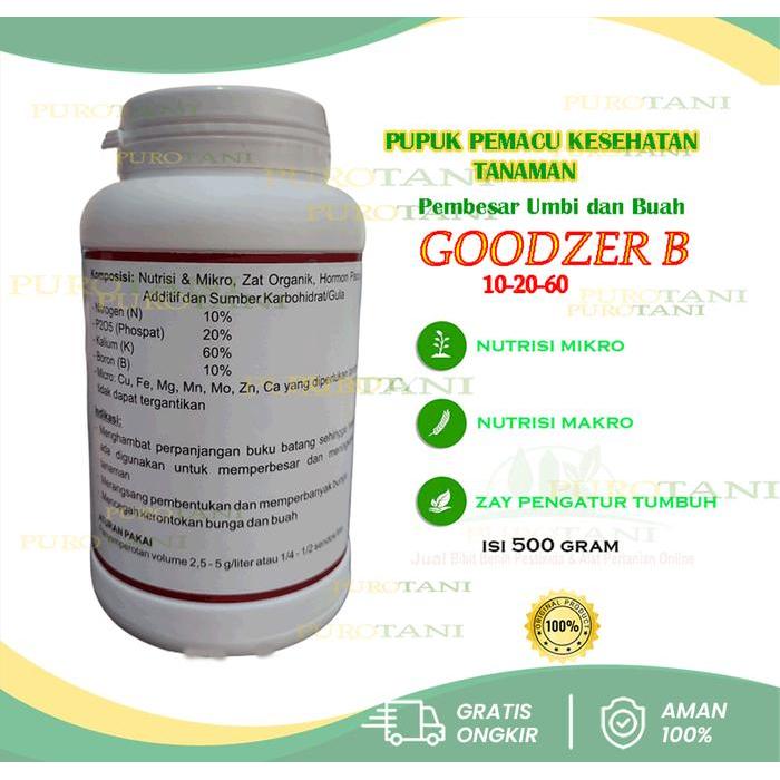Pupuk Buah GOODZER B 10-20-60 500gr Bunga Tanaman