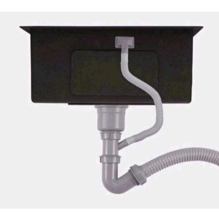 nozv- Paket Kitchen Sink Inobe 6045 Black /Sink Inobe 6045 Hitam