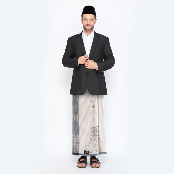 ASLI Sarung BHS Masterpiece Gold Motif M98 SEA Putih Gold 04 READY STOCK