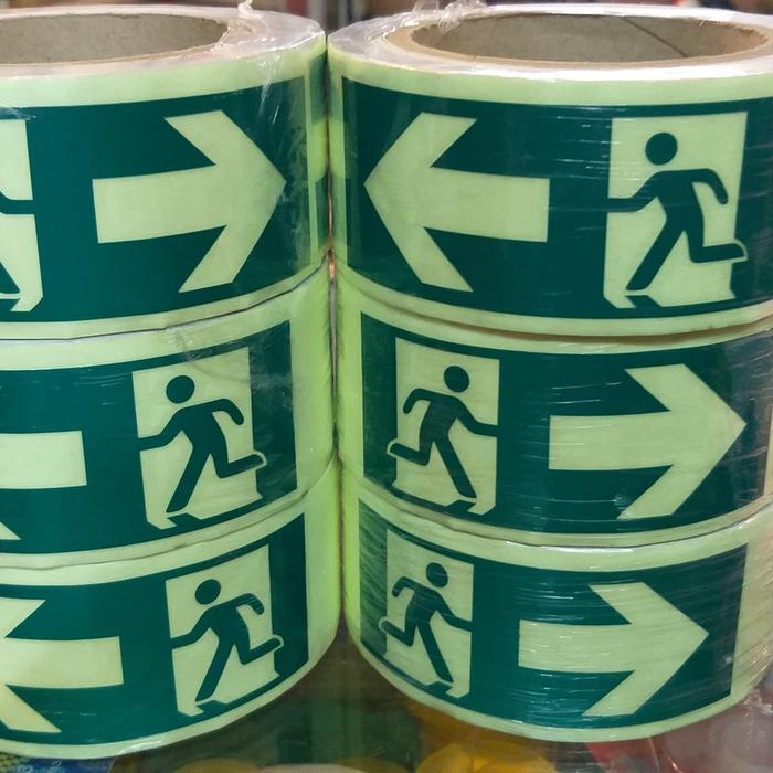 skotlet reflective jalur evakuasi fospor glow in the dark