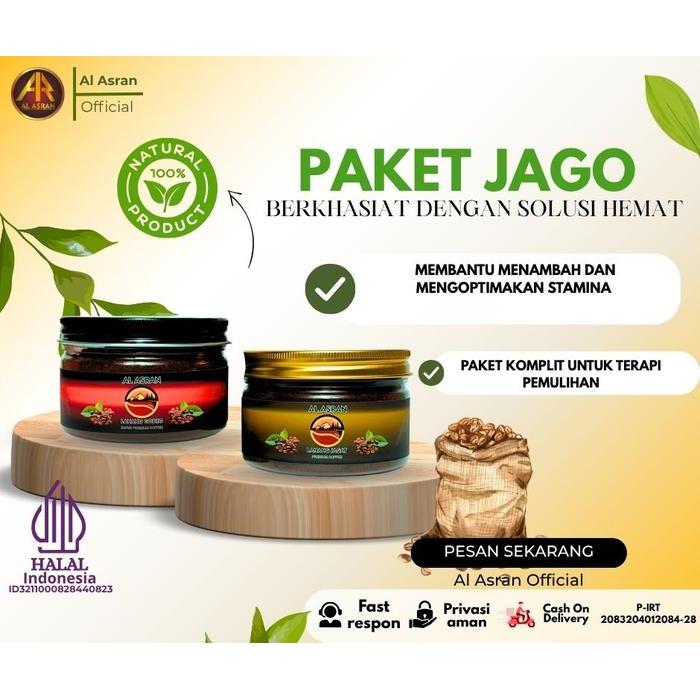 PROMO!! AL ASRAN Kopi lanang jagat & Kopi Lanang Godeg Super Premium Coffee Lanang Arabika Robusta