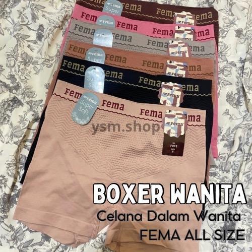 Promo 12 Pcs Cd Boxer Wanita Fema Rajut All Size Muat Bb 85 Kg - Dewasa, Waist, Korset Original