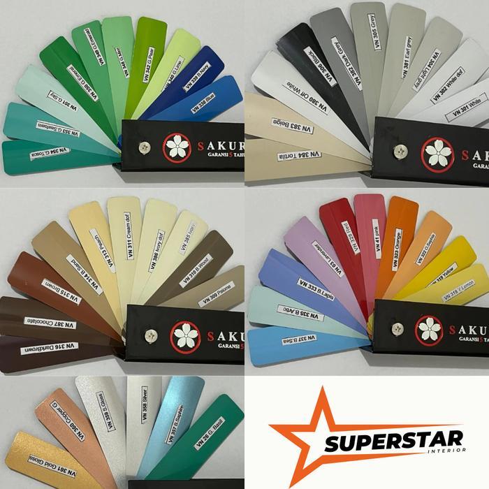 Disc Horizontal Blind / Venetian Blind Aluminium Custom Tirai Jendela Minimalis Modern Superstar