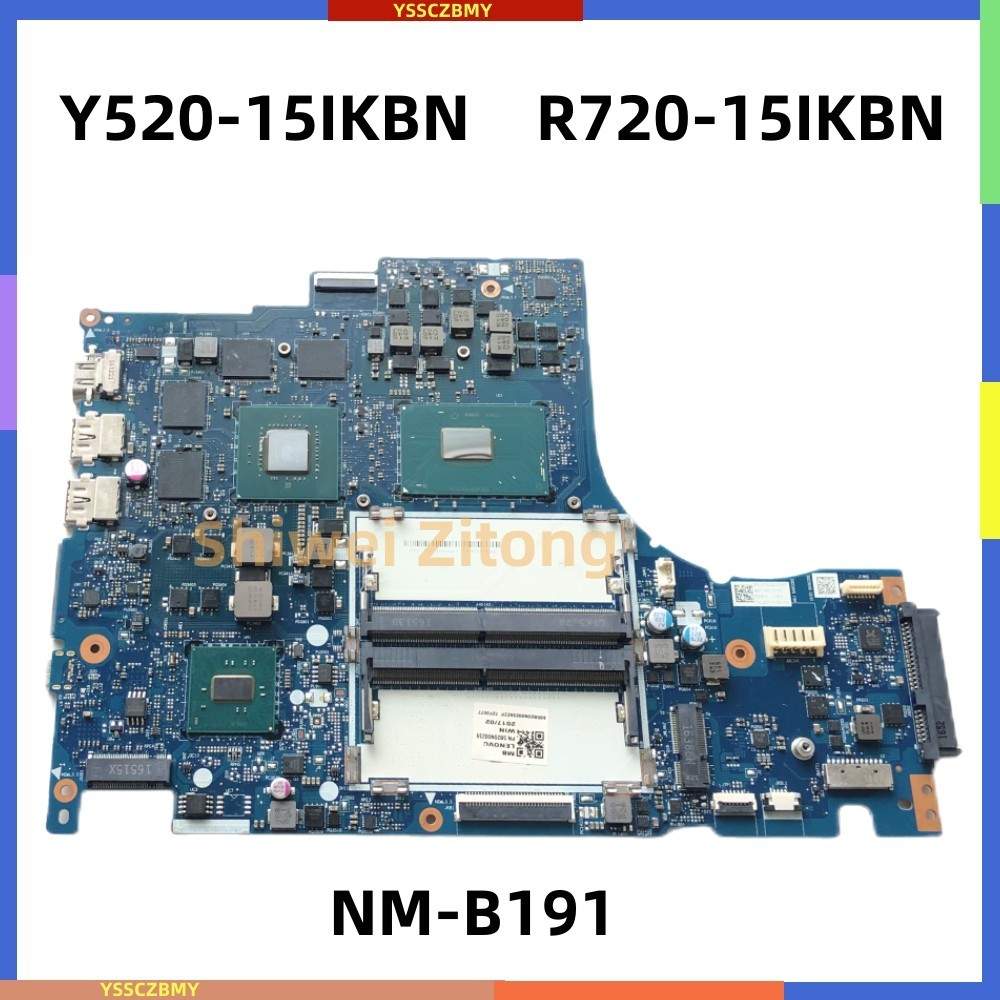 For Legion Y520 Y520-15Ikbn R720-15Ikbn Laptop Motherboard Dy512 Nm-B191 I5-7300 I7-7700 Gtx1050 2Gb