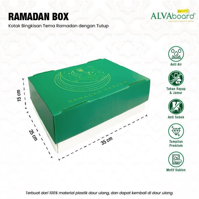 One.Year..... Alvaboard Gift Box Edisi Ramadan, Packaging Hampers, Parcel Lebaran