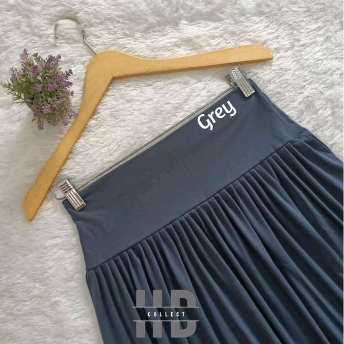 OTWARE- Rok Rempel Jersey // Rok Rempel Jumbo Polos Panjang Wanita Dewasa Rok Panjang