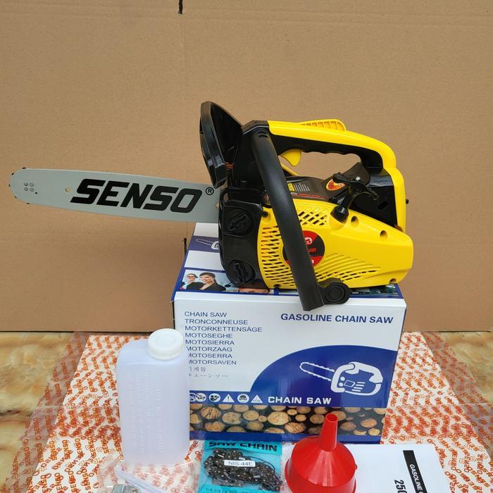 CHAINSAW ASSY SENSO 2500 25.4CC MESIN GERGAJI KAYU SENSO KECIL