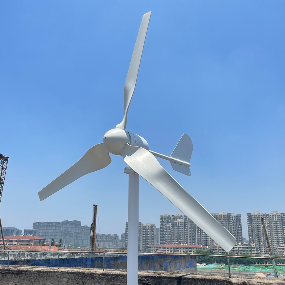 - 1000W 1500W Energy Horizontal Wind Turbine Generator Free Mppt
