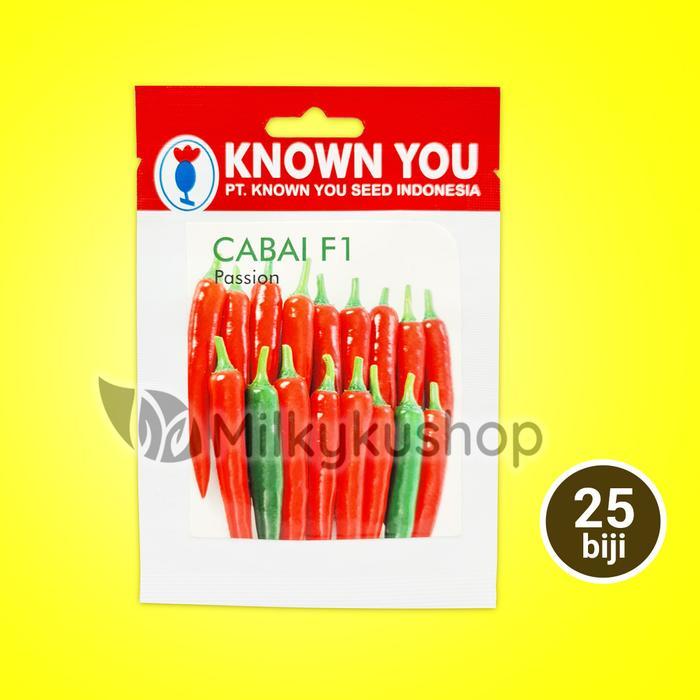 BENIH KYS KNOWN YOU SEED CABE F1 PASSION 25 BIJI KEMASAN PABRIK