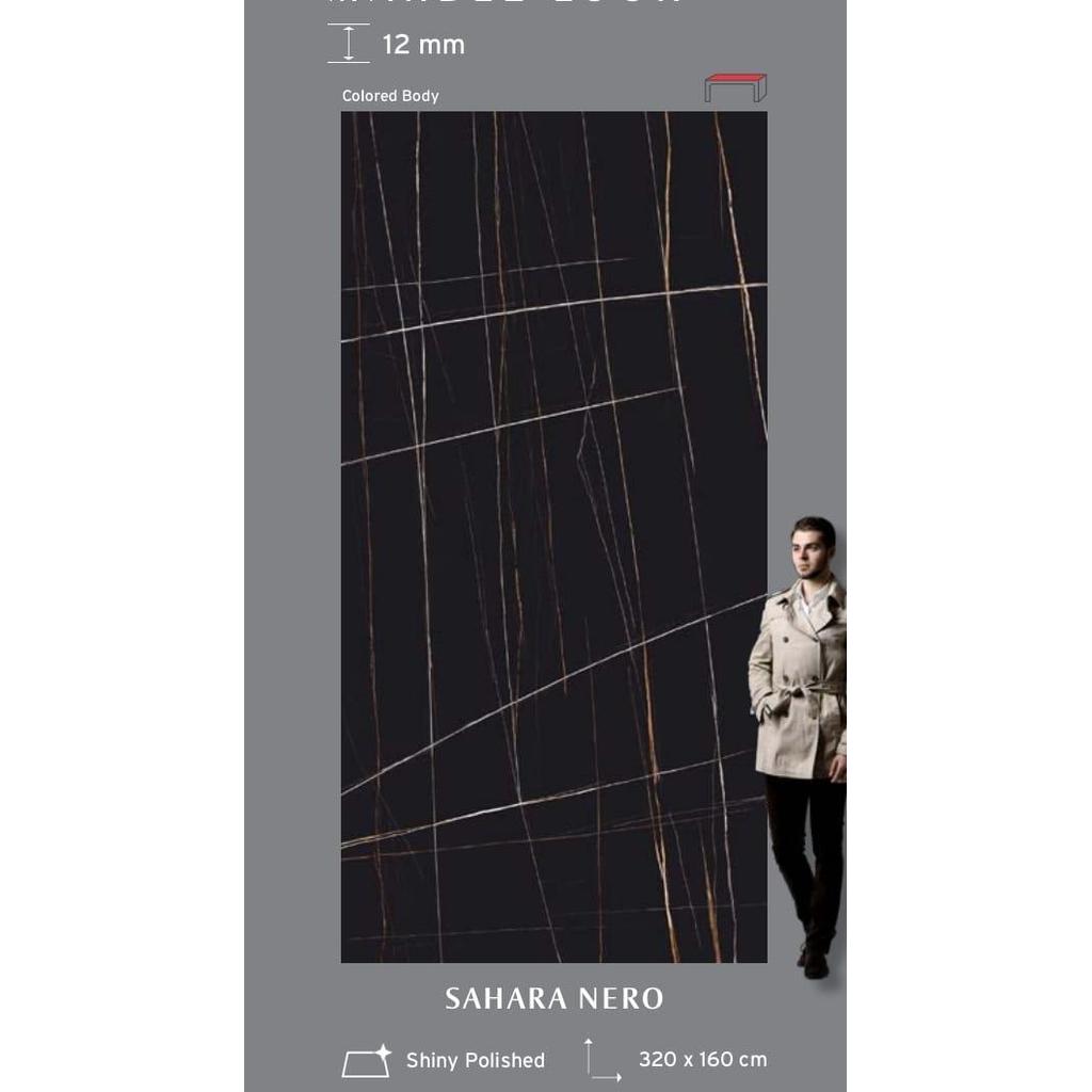 Quadra Sahara Nero 320x160