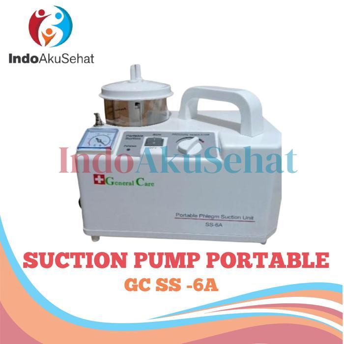 SUCTION PUMP PORTABLE GENERAL CARE SS-6A SUCTION PUMP GC