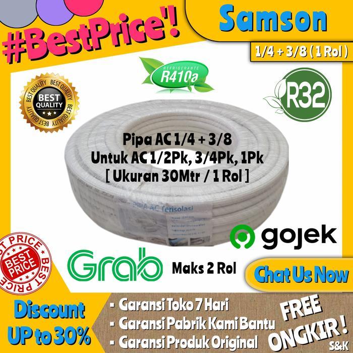 xeyt- Pipa Ac 1/2 Pk Pipa Ac 1 Pk Pipa Ac 1/4 3/8 Samson Ketebalan 0.55