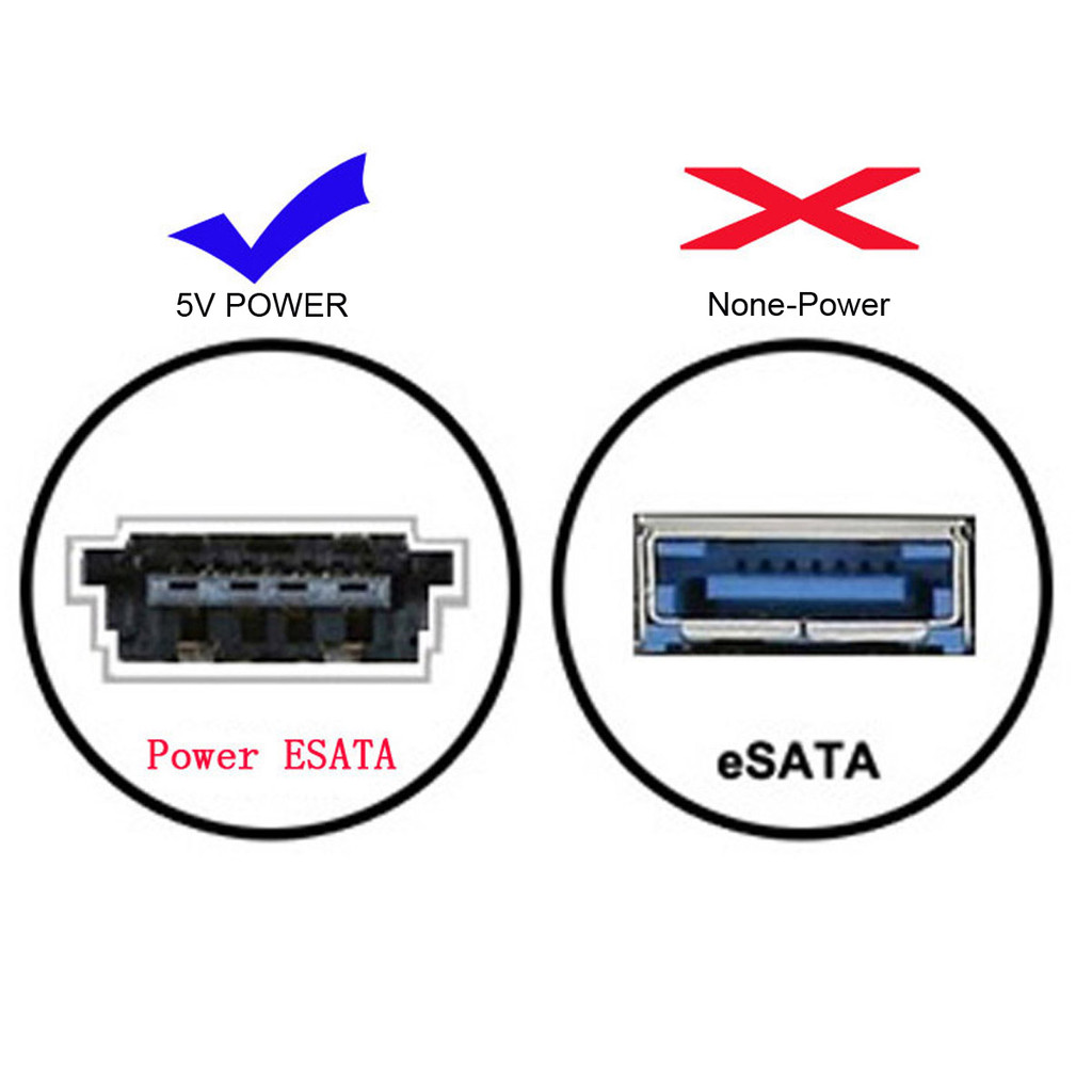 Cy Usb 3.0 To Power Over Esata Dc5V Adapter Usb2.0 To Hdd/Ssd/Odd