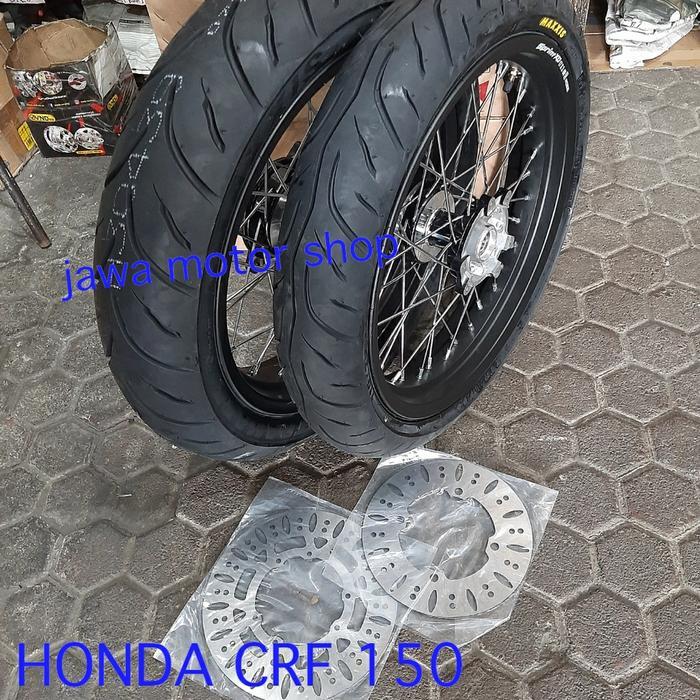 Velg pelek supermoto- paket honda crf 150 + ban& dist