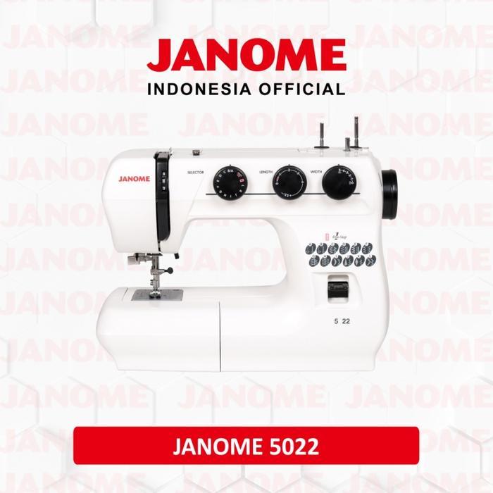 Mesin Jahit Mekanikal JANOME 5022 Premium Japan Quality / Mesin Jahit Janome Original / Janome