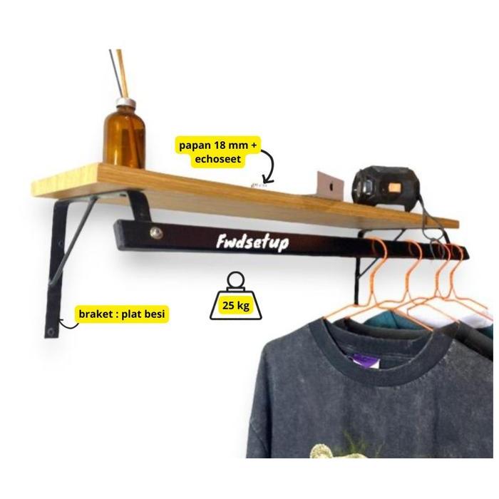 RAK GANTUNGAN BAJU BESI RAK GANTUNGAN BAJU DINDING GANTUNGAN BAJU PREUN
