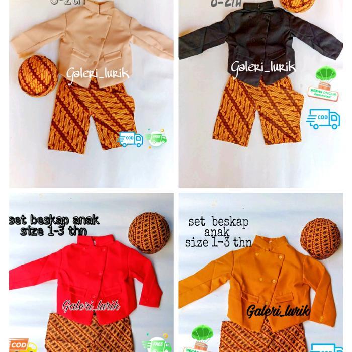 TERLARIS Setelan Beskap Bayi-Anak Laki-laki-Baju AJaw Anak Baru lahir Baru lahir Baru lahir Bayi