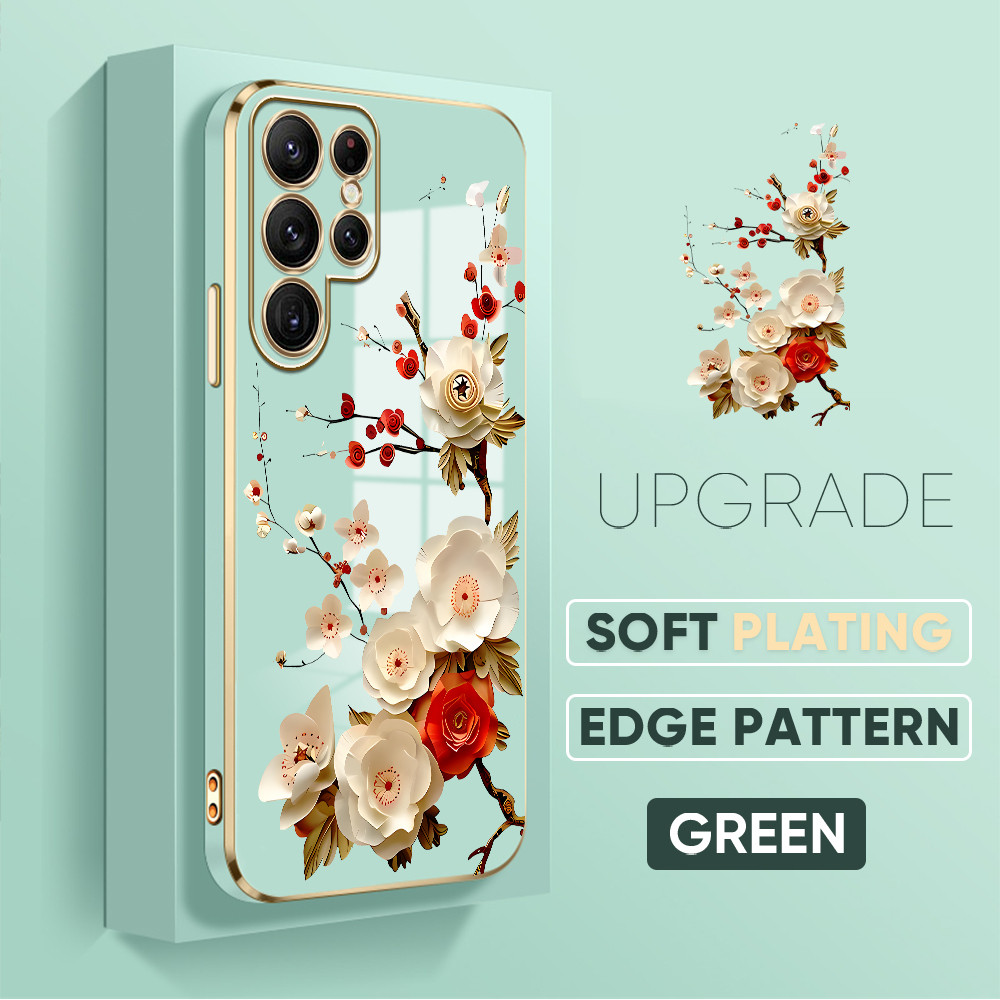 Casing Hp Untuk For Compitable With Samsung Galaxy S22 Ultra 5G Case Kesing Protect Phone A6-2179 DD