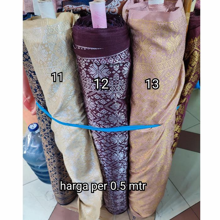 kain songket semi palembang/bahan songket semi palembang