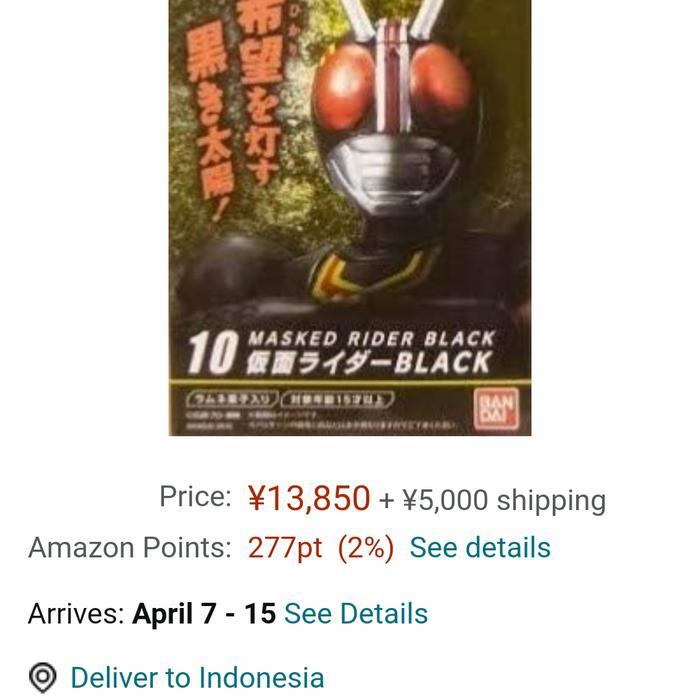 Shodo vs Kamen rider Black vol 3 not Rx shf xx x o ss Dx sodo figurise