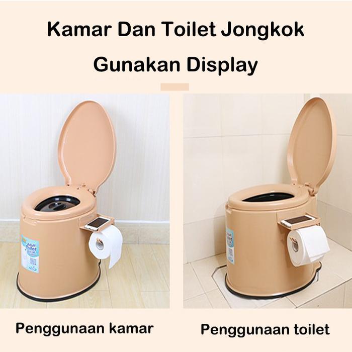 Closet Jongkok Closet Duduk Toilet Portable Kursi Toilet Duduk