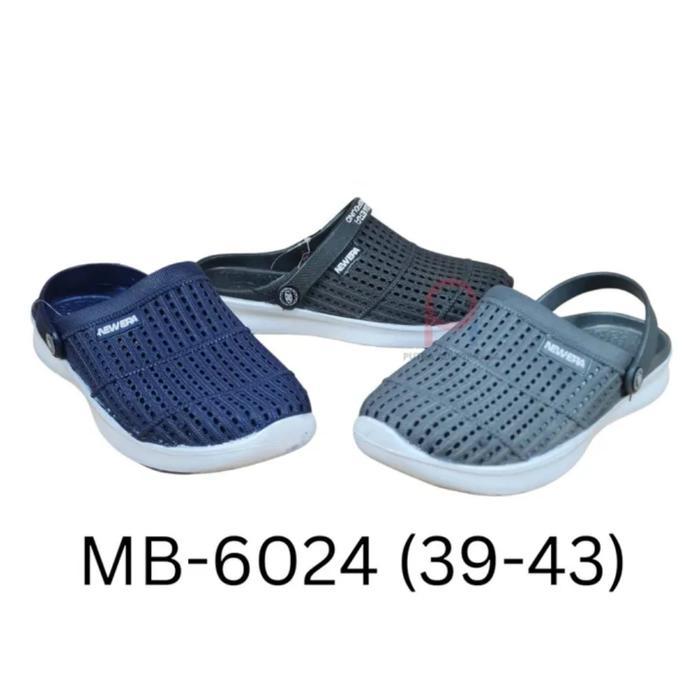 TERMURAH NEW ERA 6024 sandal sepatu karet pria/laki ukuran 39-43