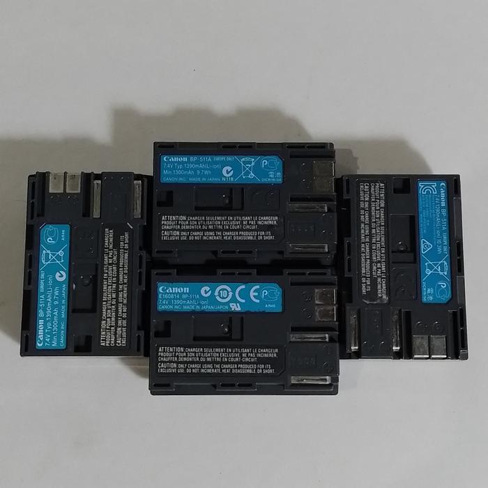 Battery Canon Bp-511A Originalbattery Canon Bp-511A Original Ready Stock
