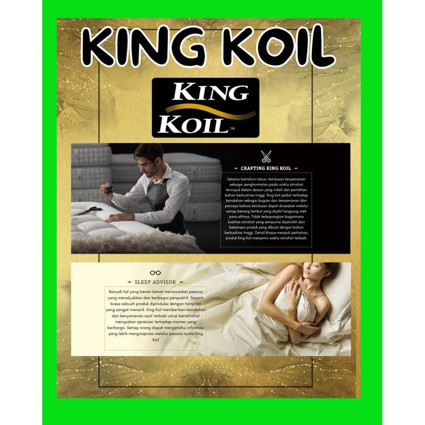 King Koil Kasur Springbed New Grand Classic - Full Set 180X200
