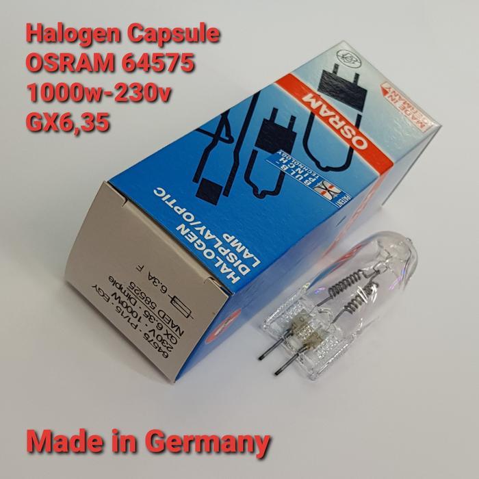 Halogen Capsule Display Optic Lamps 1000w-230v OSRAM 64575 Jerman