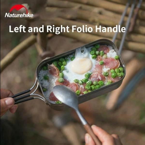LUNCH BOX NESTING / POT / PANCI CAMPING TITANIUM NATUREHIKE CNH22CJ010