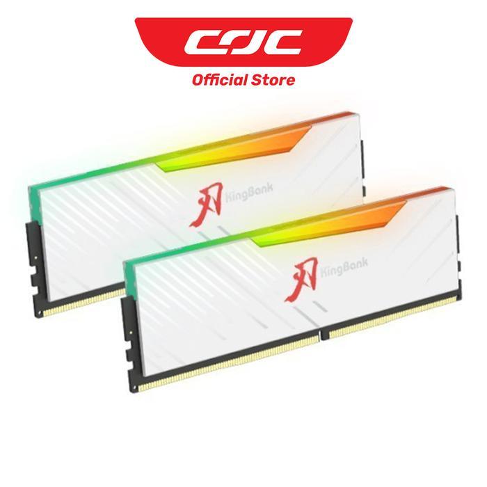 KINGBANK SOARBLADE RGB DDR4 3600 Mhz 32GB Dual Channel (2x16GB) White