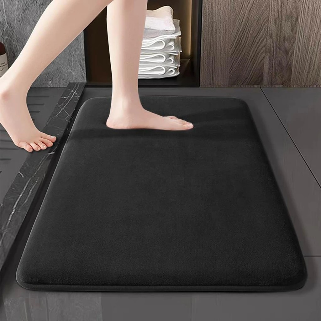 Non Slip Absorbent Floor Mat Bath Mat Anti Slip Coral Veet Bathroom Floor Mat Door Mat Home