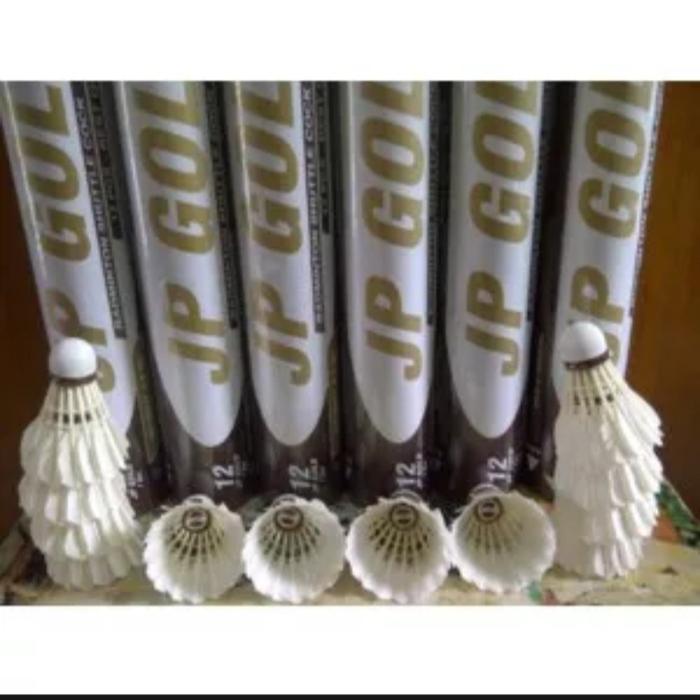 BERKUALITAS jual shuttlecock jp gold bekas termurah kodisi 90% mendekati baru