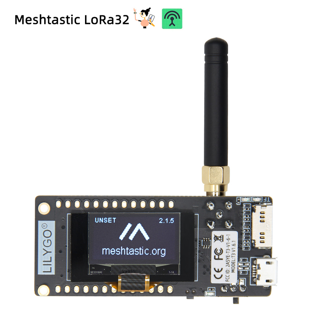 Lilo Ttgo Meshtastic Lora32 Esp32 Lora Development Board Sx1276 Sx1278 Ule 433/868/915Mhz 0.96 Inch