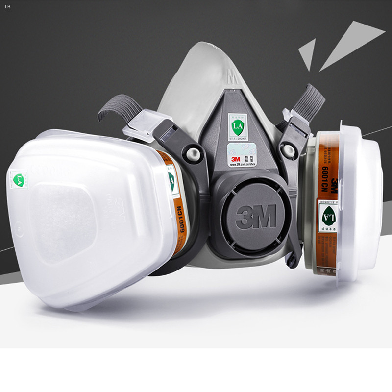 - 3M 6200 Gas Mask Chemical Respirator Protective Mask Half Face Mask