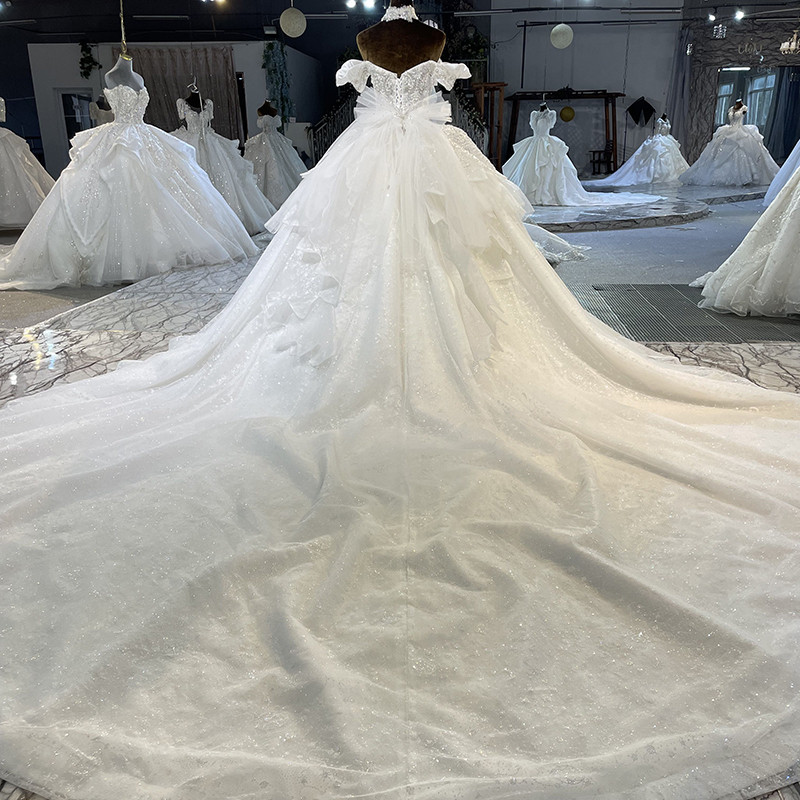 - International Perfect Wedding Dress With Neck Accessories Organza