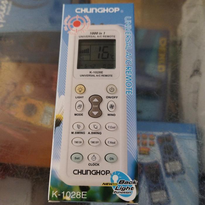 New Universal AC A/C Remote Control Chunghop K-1028E