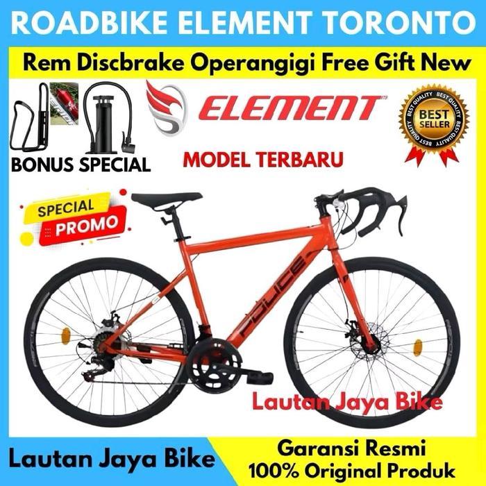 SEPEDA ROADBIKE 700C ELEMENT POLICE TORONTO TERBARU