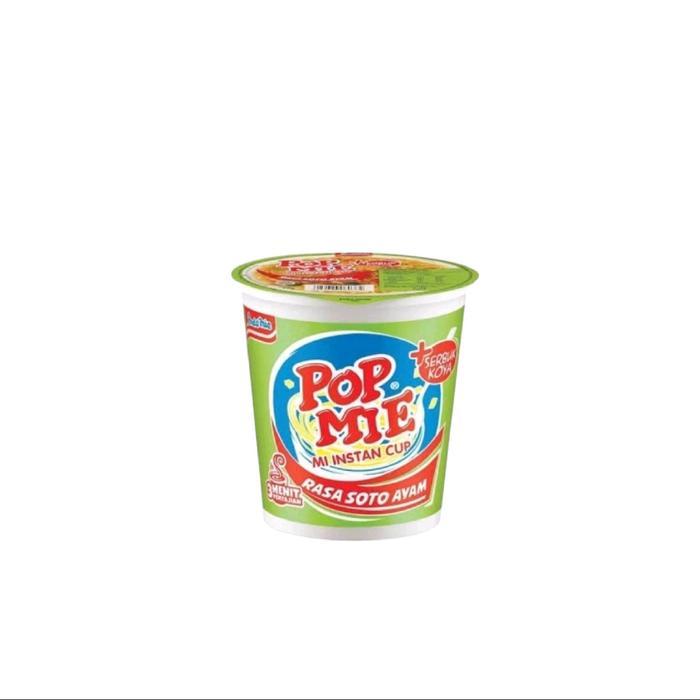 53wp- 1 Dus Pop Mie Cup @75Gr Isi 24 Pcs Rasa Ayam Baso Soto Kari Makanan Instan Indomie