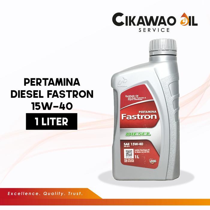 Oli Mesin Fastron Diesel 15W-40 1L (Untuk mobil diesel)