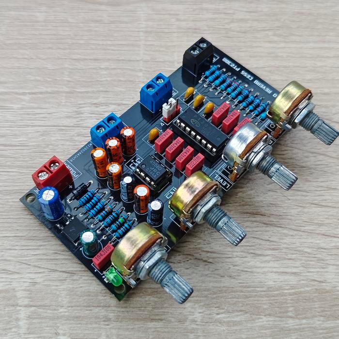 OUTNEW- Echo Reverb Cess Microphone Pre-Amp Mic Pt2399 Efek Vocal Amplifier