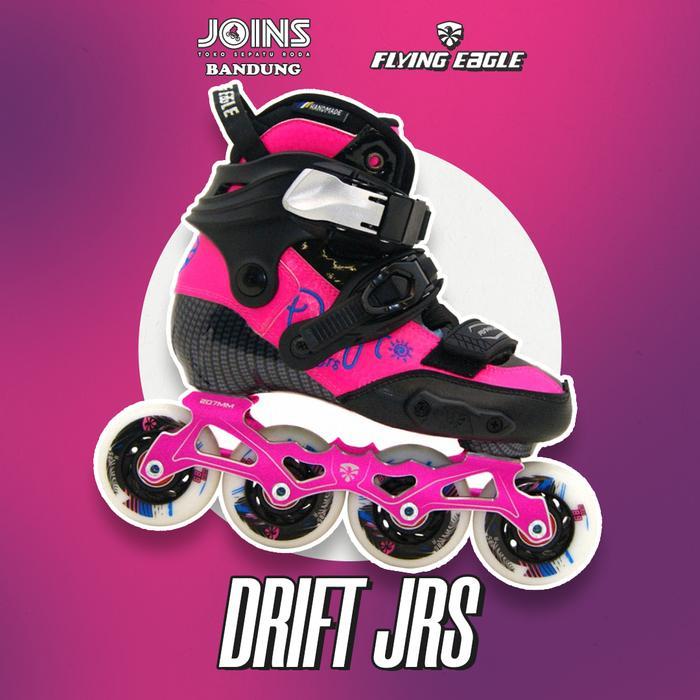 SEPATU RODA INLINE SKATE FLYING EAGLE DRIFT JRS PINK