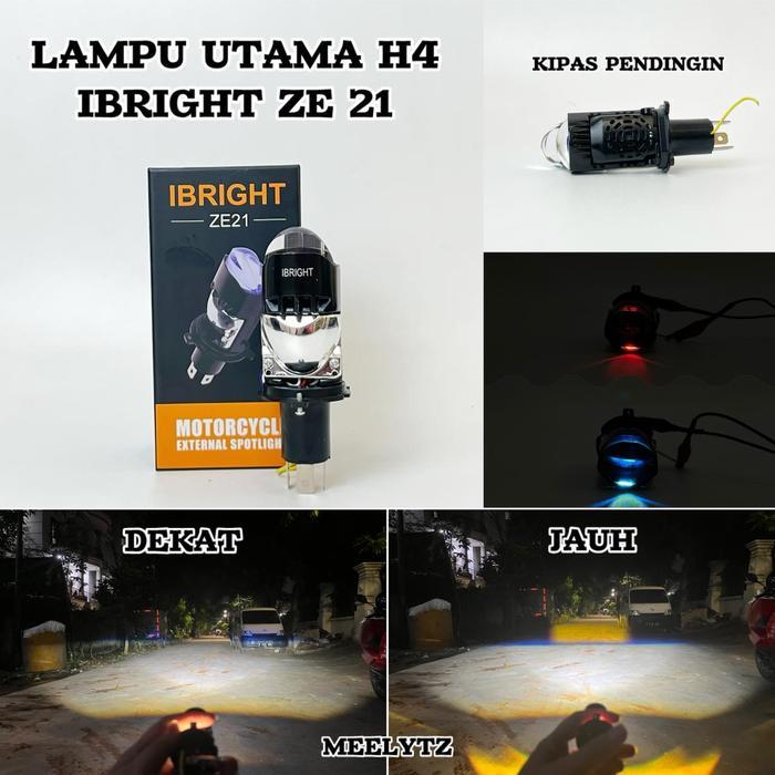 IBRIGHT ZE 21 - Lampu Utama H4 LED