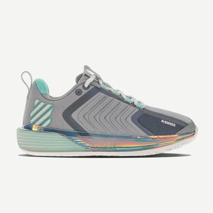 SEPATU TENIS TENIS K SWISS ULTRASHOT 3 W BRILIANT ALLOY LTD ORIGINAL