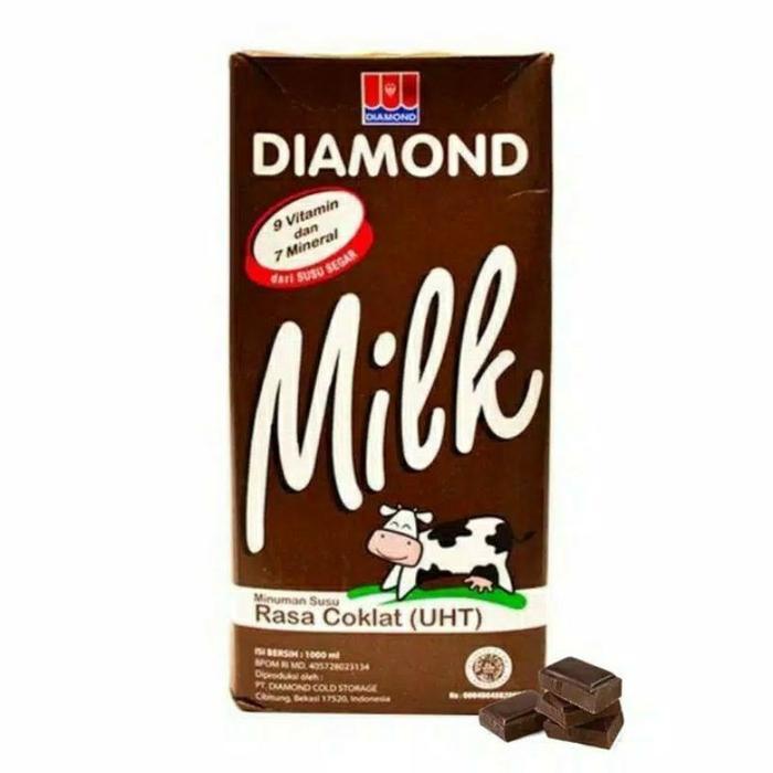 BakeID- Susu Uht Diamond Cokelat 1 Liter