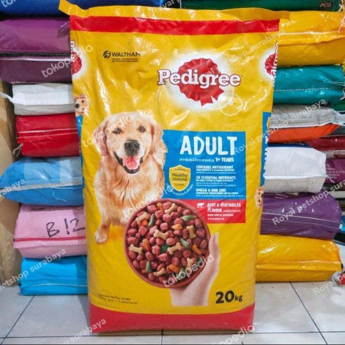 Pedigree Adult Beef 20kg - dog food Pedigree/ Grab gojek