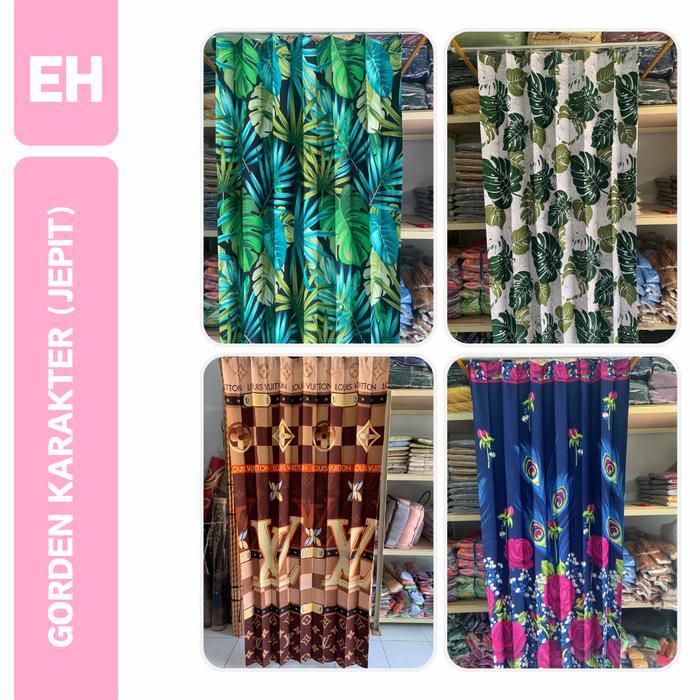 Sale Gorden Pintu Hordeng Jendela Panjang Tipe Jepit Gorden Kamar Tidur