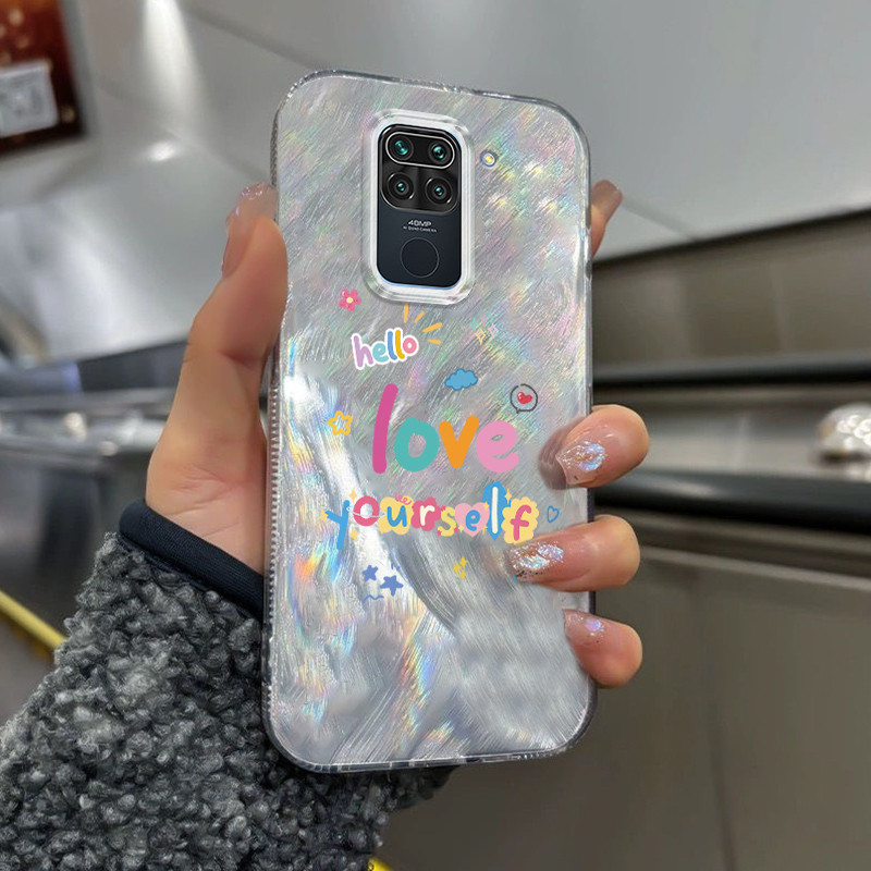 Casing Hp Xiaomi Redmi Note 9 Case Casing HP Softcase ponsel silikon tahan jatuh transparan camlet K