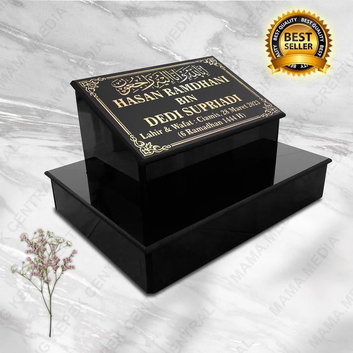 BATU NISAN MAKAM GRANIT TUGU 40X30 BESAR
